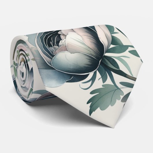エレガントなウェディンググリーンとグレーの花婿 ネクタイ (ロール)