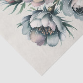 エレガントなウェディンググリーンとグレーブーケ 薄葉紙 (詳細)