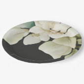 エレガントなウェディンググリーン ペーパープレート (アングル)