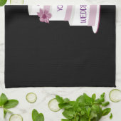 エレガントなウェディングケーキ キッチンタオル (折り畳み)