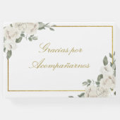 エレガントなウェディングゲストブック ゲストブック (裏面)