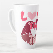 エレガントなウェディングコレクションマグ カフェラテマグ (左アングル)