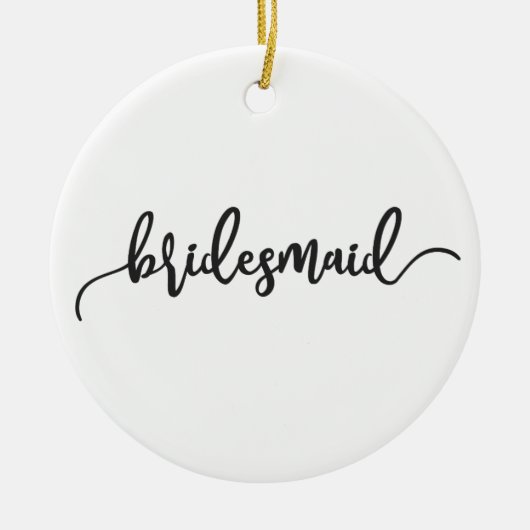 エレガントなウェディングコールigraphy オーナメント (正面)