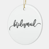 エレガントなウェディングコールigraphy オーナメント (左)