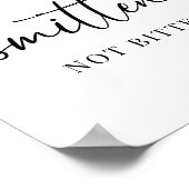 エレガントなウェディングサンスクリーンとバグスプレーサイン ポスター (角)