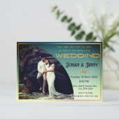 エレガントなウェディングシンプルフォトクラシック 出欠カード (スタンド正面)
