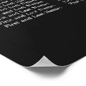 エレガントなウェディングシーティンググラフウィンタースノーブラック ポスター (角)