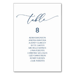 エレガントなウェディングディナー、ゲスト席グラフテーブル テーブルナンバー