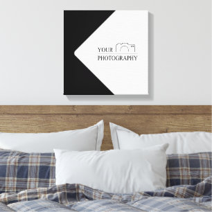 エレガントなウェディングパーソナライズされた写真 キャンバスプリント