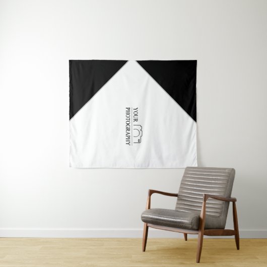 エレガントなウェディングパーソナライズされた写真 タペストリー (インサイチュ(横))