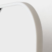 エレガントなウェディングパーソナライズされた写真 ピックルボールラケット (左詳細)