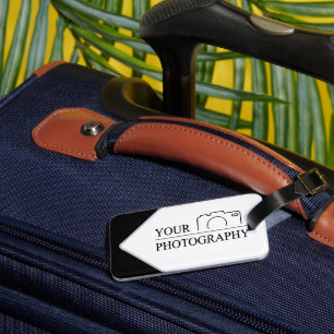 エレガントなウェディングパーソナライズされた写真 ラゲッジタグ