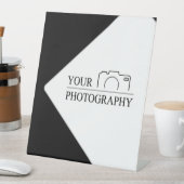 エレガントなウェディングパーソナライズされた写真 台座サイン (インサイチュ)