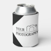 エレガントなウェディングパーソナライズされた写真 缶クーラー (缶正面)