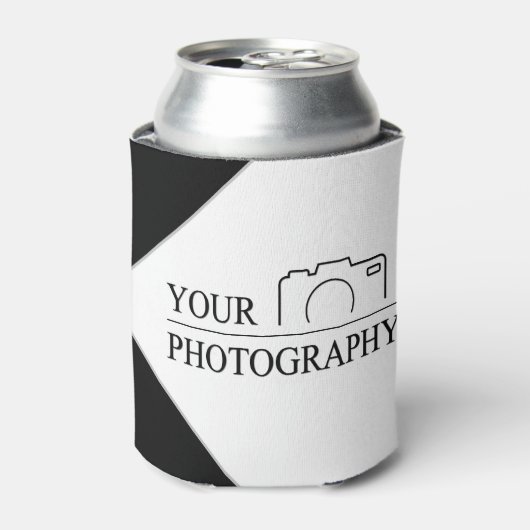 エレガントなウェディングパーソナライズされた写真 缶クーラー (缶正面)