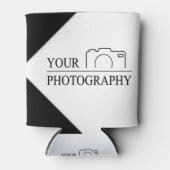 エレガントなウェディングパーソナライズされた写真 缶クーラー (正面)