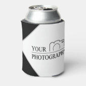 エレガントなウェディングパーソナライズされた写真 缶クーラー (缶裏面)