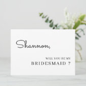 エレガントなウェディングパーティーのお願いカード 招待状 (スタンド正面)