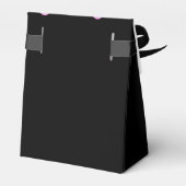 エレガントなウェディングピンクハリウッドグラム フェイバーボックス (裏面サイド)