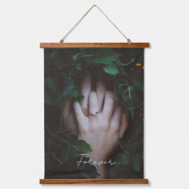 エレガントなウェディングフォトイメージ 吊り下げ型タペストリー