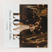 エレガントなウェディングフォトキープサケ ジグソーパズル (横)