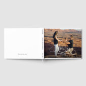 エレガントなウェディングフォトゲストブック ゲストブック (全面)