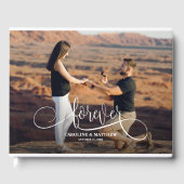 エレガントなウェディングフォトゲストブック ゲストブック (正面)