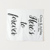 エレガントなウェディングフォトプロップフォトブース背景 タペストリー (正面(横))