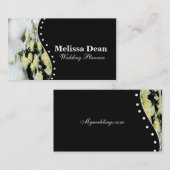 エレガントなウェディングプランナーの名刺 名刺 (正面/裏面)