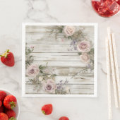 エレガントなウェディングペーパーナプキン (インサイチュ)