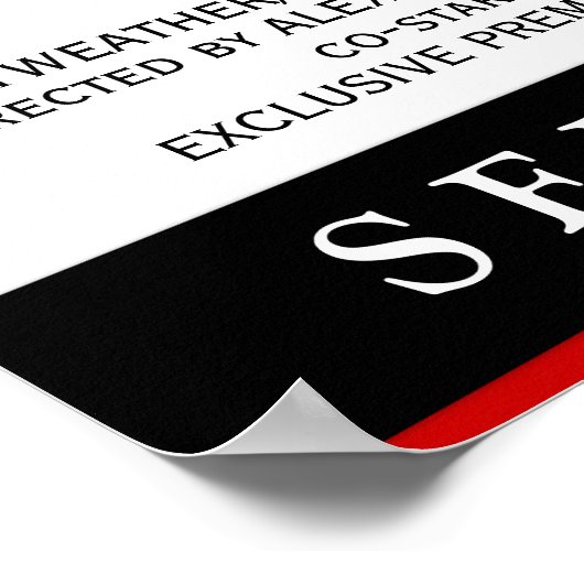 エレガントなウェディングムービーのポスター – カスタムサイズ ポスター (角)