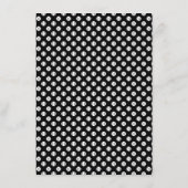 エレガントなウェディングメニューとエリオテニスボールのロゴ メニュー (裏面)