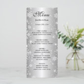 エレガントなウェディングメニュー メニュー (スタンド正面)