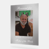 エレガントなウェディングメモリアルチェアVignette写真 アクリルサイン (傾斜)