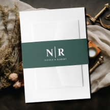 エレガントなウェディングモノグラパーソナライズされたム