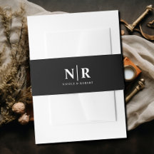 エレガントなウェディングモノグラパーソナライズされたム