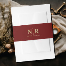 エレガントなウェディングモノグラパーソナライズされたム