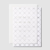 エレガントなウェディング感謝してい金ゴールドメッセージのオーバーレイ ベラム紙招待状 (オフセット (招待状))