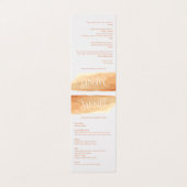 エレガントなウェディング披露宴メニューテーブルトップ (外部フラット)