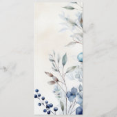 エレガントなウェディング披露宴メニュー メニュー (裏面)