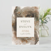 エレガントなウェディング招待状ウィーズウィーズソフトウーズ 招待状 (スタンド正面)