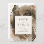 エレガントなウェディング招待状ウィーズウィーズソフトウーズ 招待状 (正面/裏面)