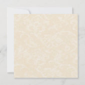 エレガントなウェディング案内カード 蝶のデザイン 招待状 (裏面)