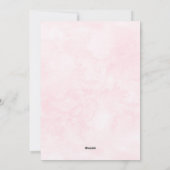 エレガントなウェディング詳細カード。招待状 シーズンカード (裏面)