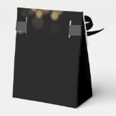 エレガントなウェディング金ゴールドライト フェイバーボックス (裏面サイド)