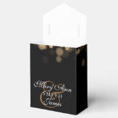 エレガントなウェディング金ゴールドライト フェイバーボックス (オープン)