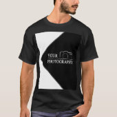 エレガントなウェディング　写真を追加してオリジナルに Tシャツ (正面)