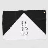 エレガントなウェディング　写真を追加 ゴルフタオル (横)