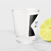 エレガントなウェディング 写真を追加 ショットグラス (左)