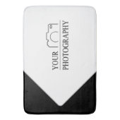 エレガントなウェディング 写真を追加 バスマット (正面縦)